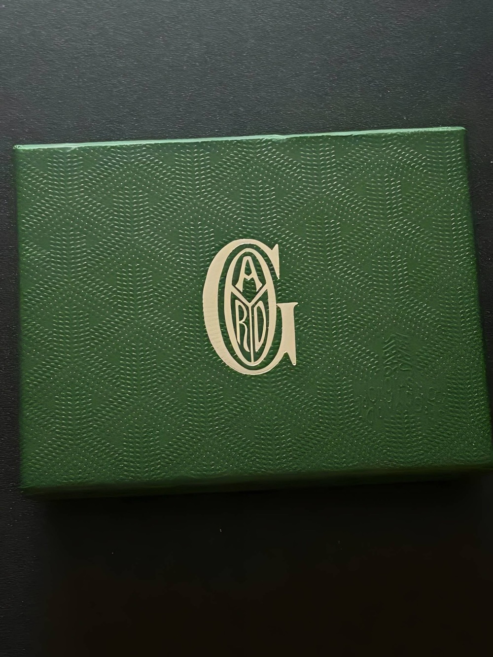 Goyard Burgundy Monogram Card Holder